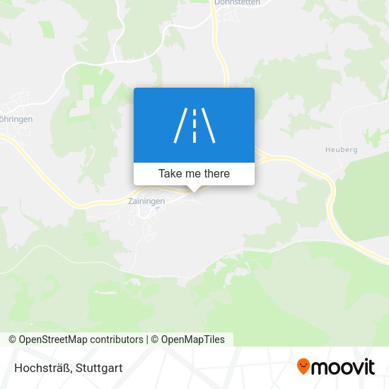 Карта Hochsträß