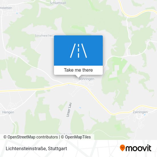 Lichtensteinstraße map