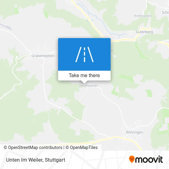 Карта Unten Im Weiler