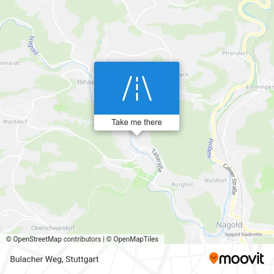 Карта Bulacher Weg