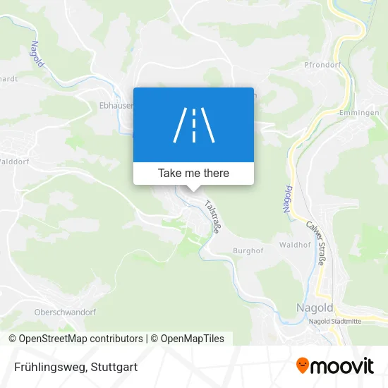 Карта Frühlingsweg