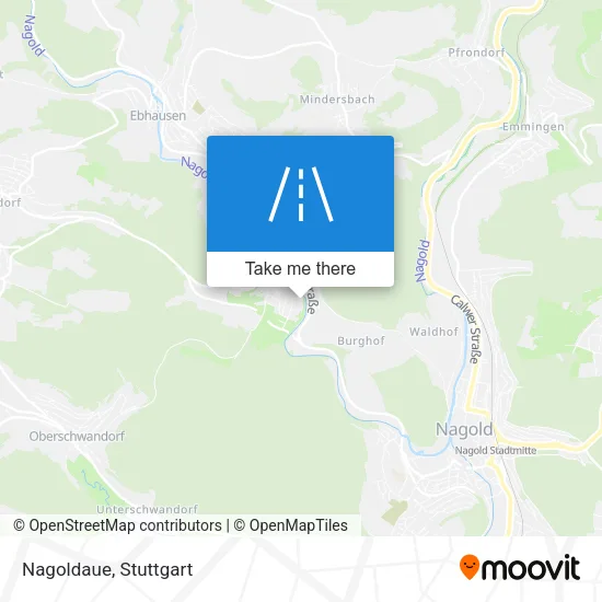 Карта Nagoldaue