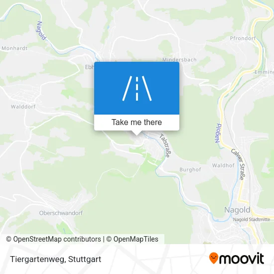 Карта Tiergartenweg