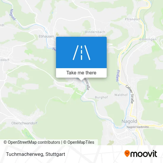 Карта Tuchmacherweg