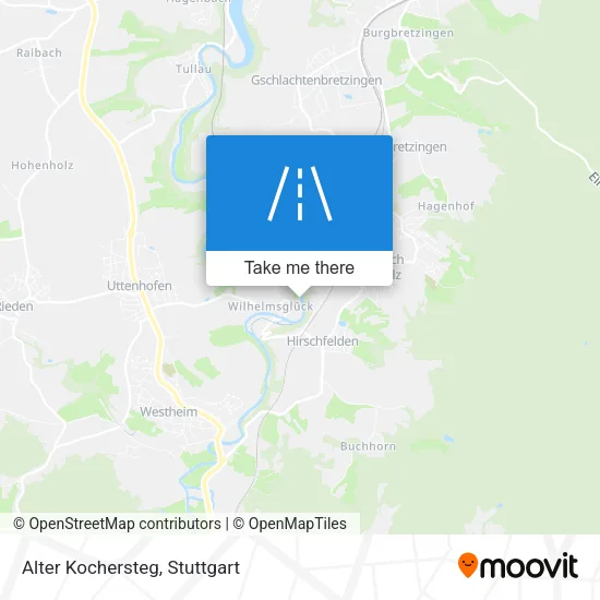 Карта Alter Kochersteg