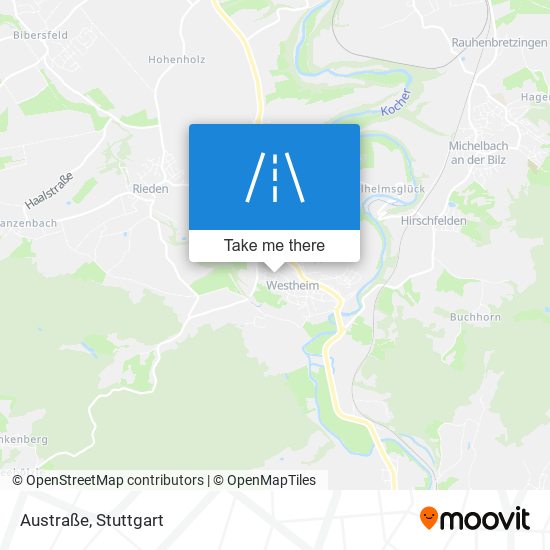 Austraße map