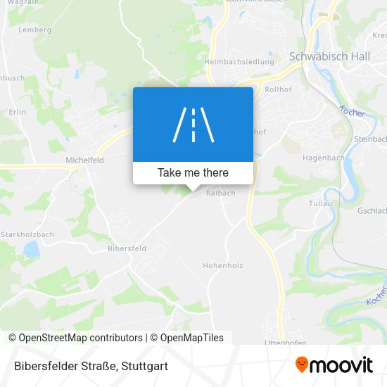 Bibersfelder Straße map
