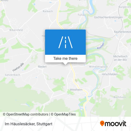 Im Häuslesäcker map