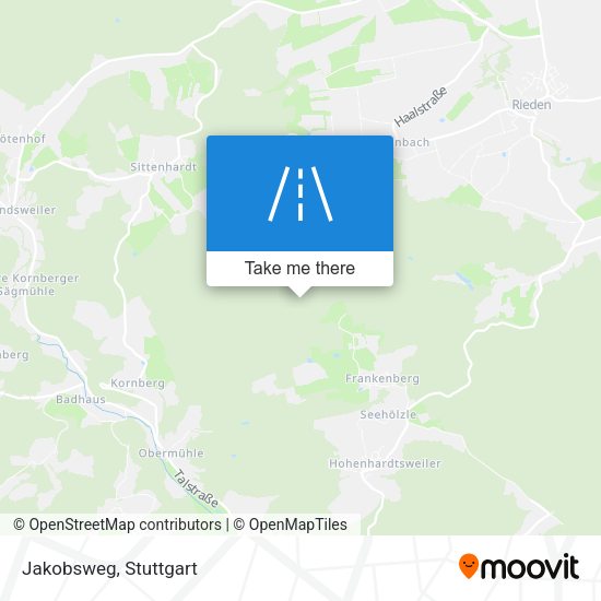 Jakobsweg map