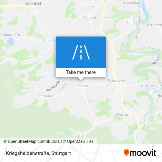 Kriegshaldenstraße map