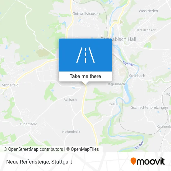 Карта Neue Reifensteige