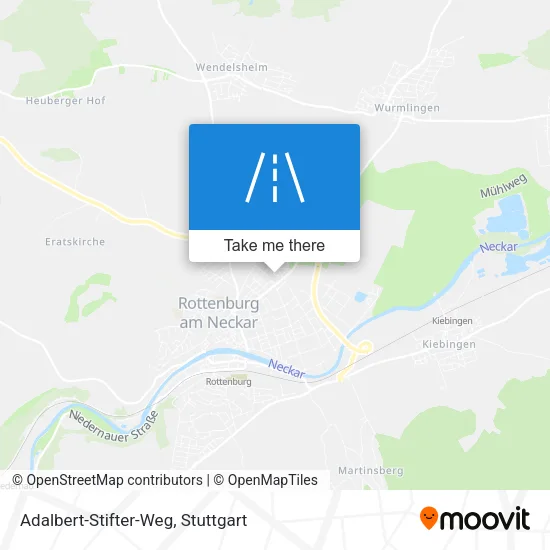 Карта Adalbert-Stifter-Weg
