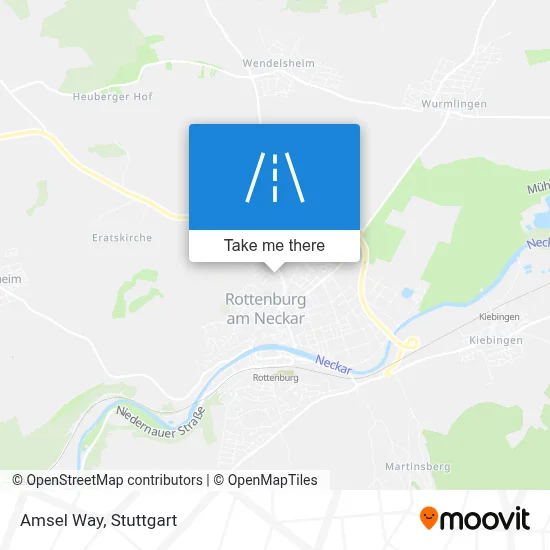 Amselweg map