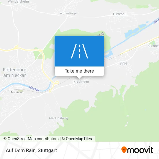 Карта Auf Dem Rain