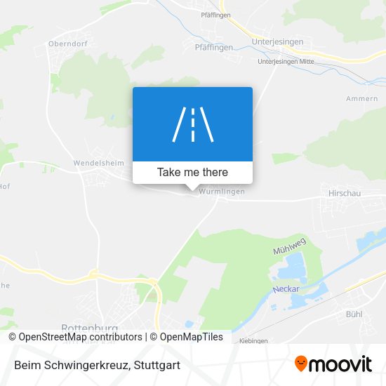 Beim Schwingerkreuz map