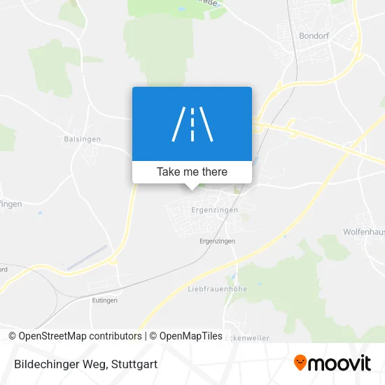 Карта Bildechinger Weg