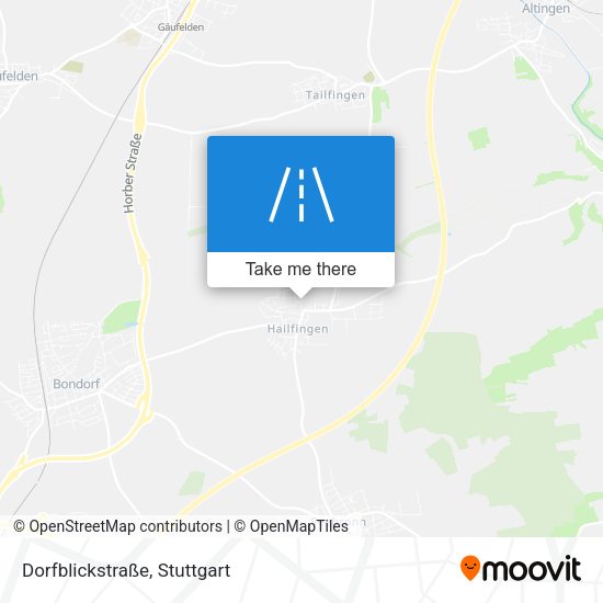 Dorfblickstraße map