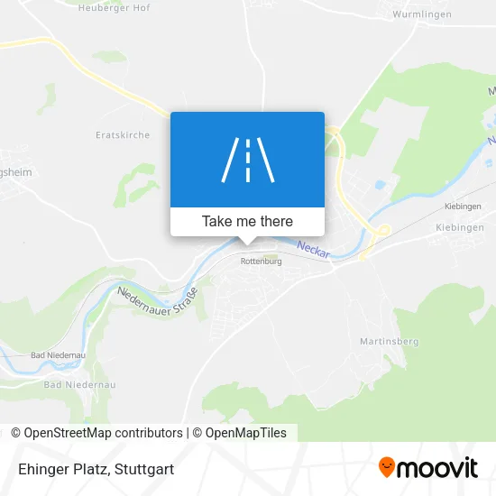 Карта Ehinger Platz