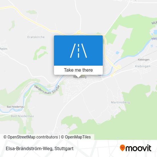 Elsa-Brändström-Weg map