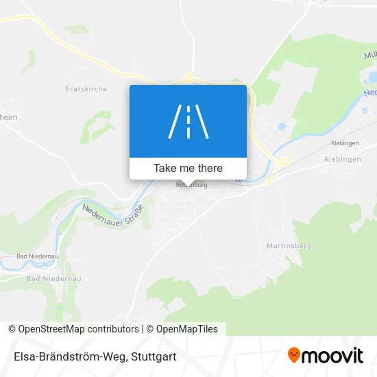 Карта Elsa-Brändström-Weg