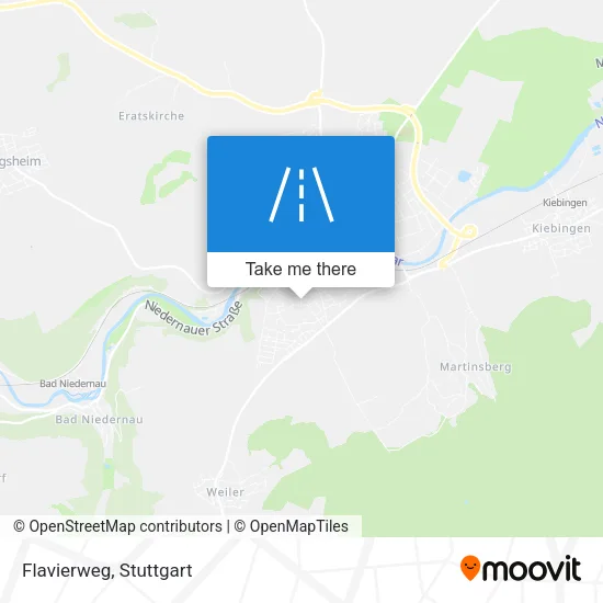 Карта Flavierweg