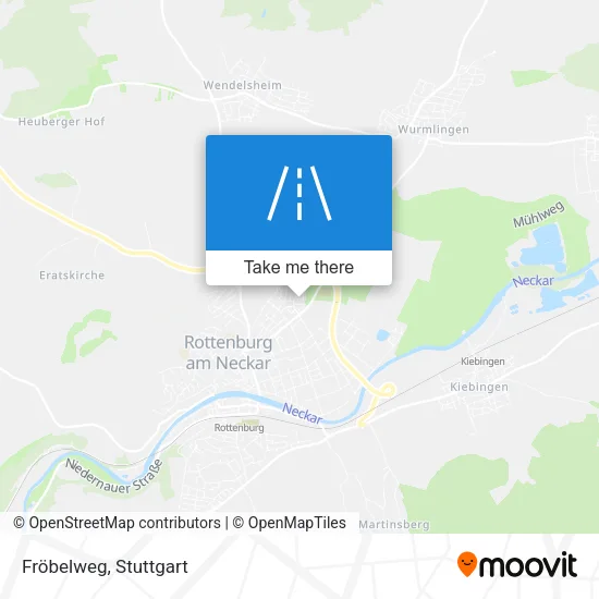 Карта Fröbelweg