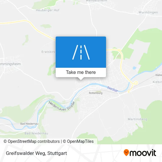 Карта Greifswalder Weg