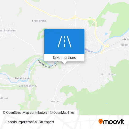 Карта Habsburgerstraße