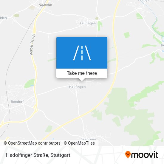Hadolfinger Straße map