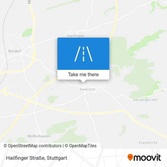 Hailfinger Straße map