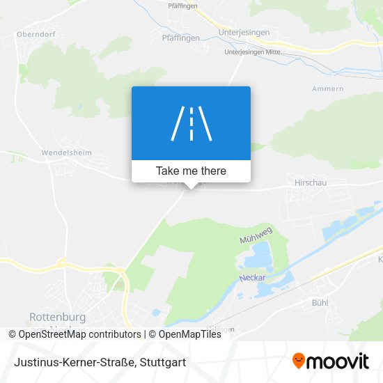 Карта Justinus-Kerner-Straße