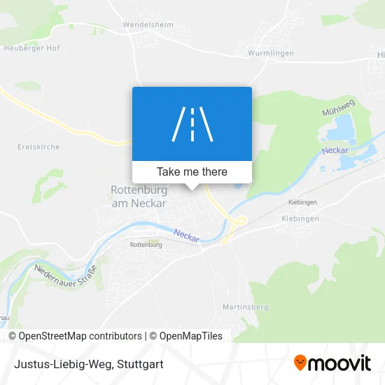 Карта Justus-Liebig-Weg