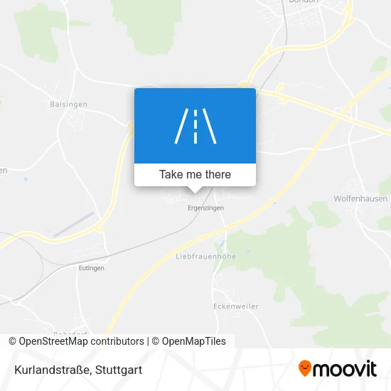Карта Kurlandstraße