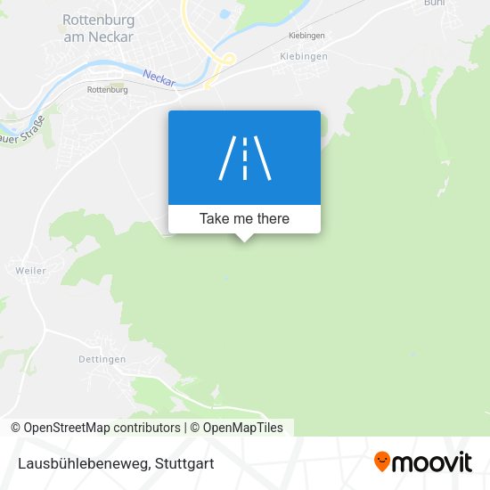 Lausbühlebeneweg map