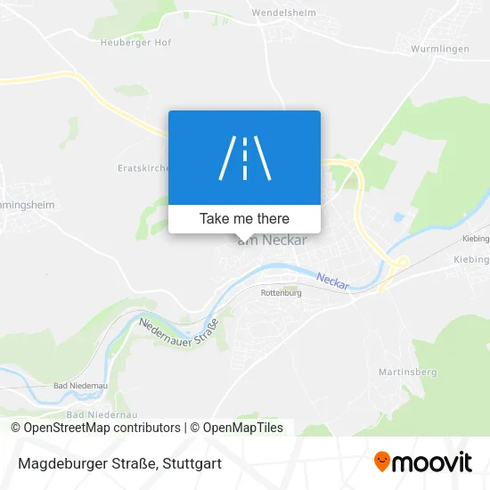 Карта Magdeburger Straße