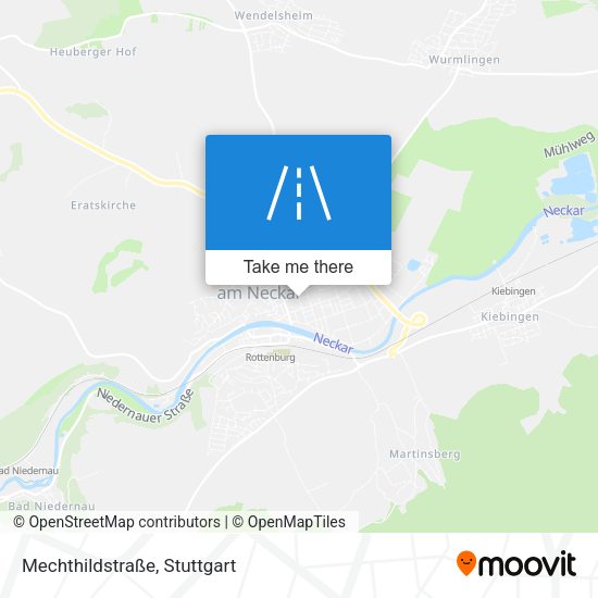 Карта Mechthildstraße