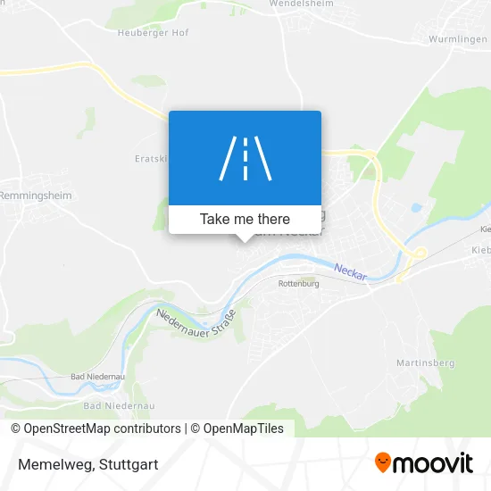 Карта Memelweg