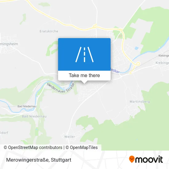 Карта Merowingerstraße