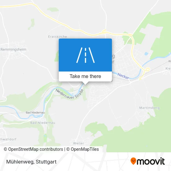 Карта Mühlenweg