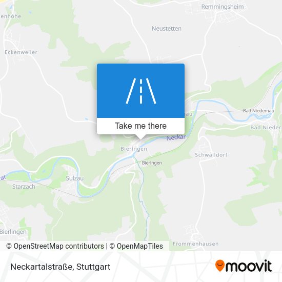 Neckartalstraße map