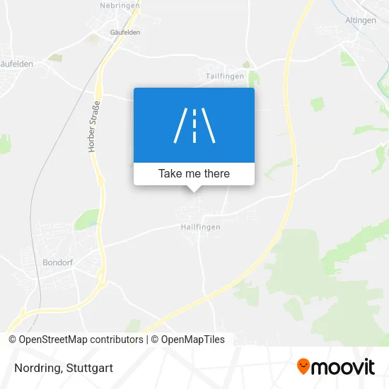 Карта Nordring