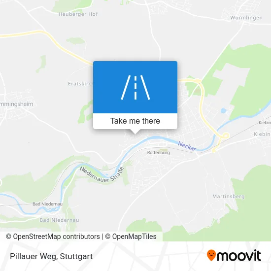 Карта Pillauer Weg