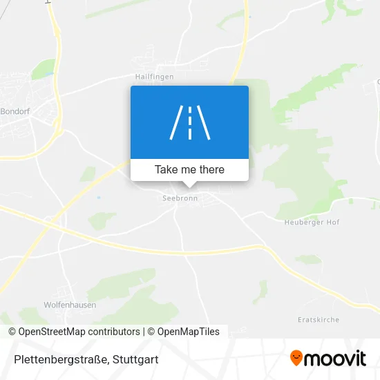Карта Plettenbergstraße