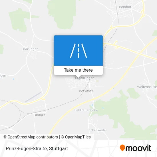 Prinz-Eugen-Straße map