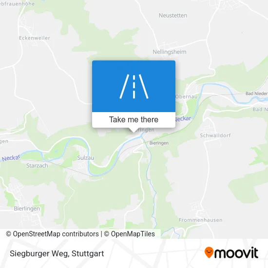 Карта Siegburger Weg