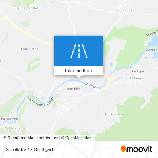 Карта Sprollstraße