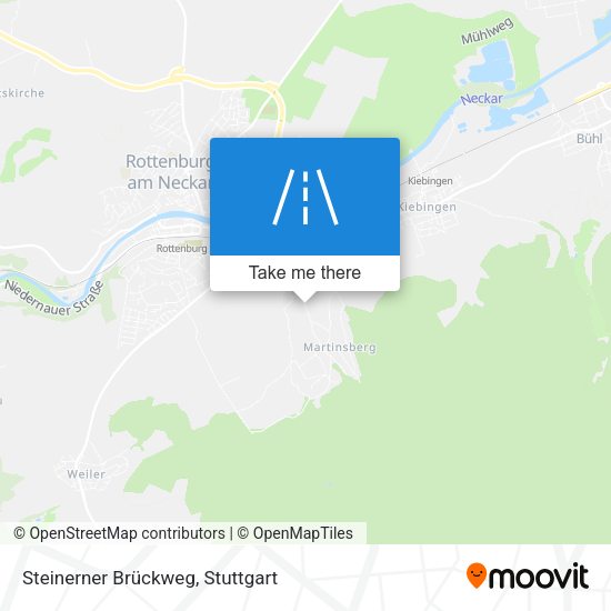 Steinerner Brückweg map