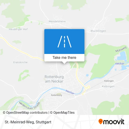 Карта St.-Meinrad-Weg