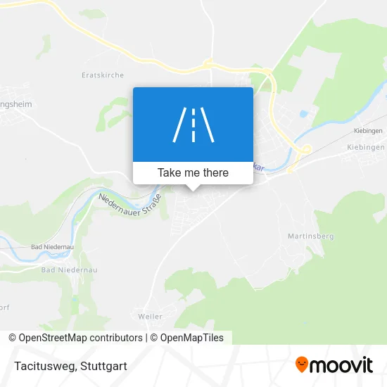 Карта Tacitusweg