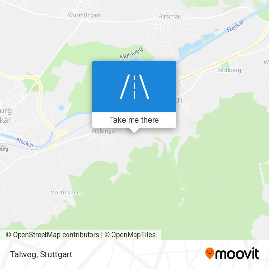 Talweg map